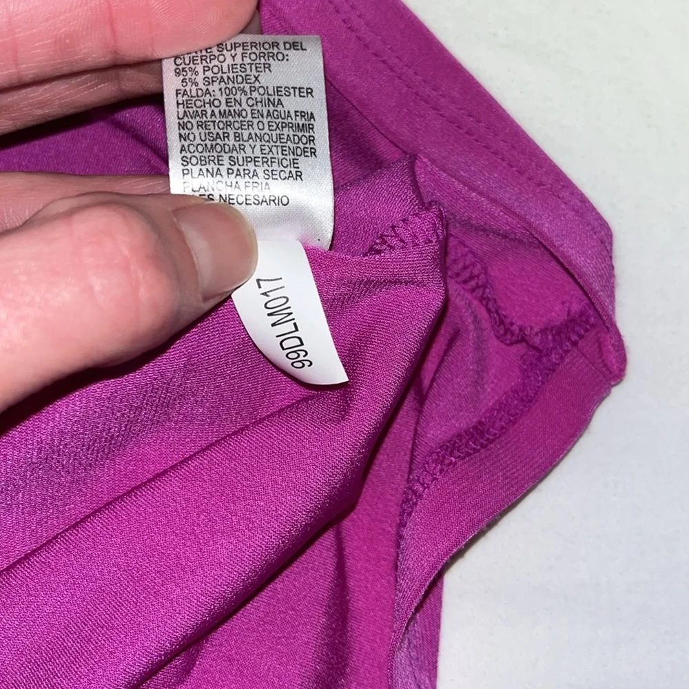 ANTONIO MELANI Fuchsia Sleeveless Maxi Dress